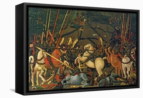 The Battle of San Romano in 1432, c.1456-Paolo Uccello-Framed Premier Image Canvas