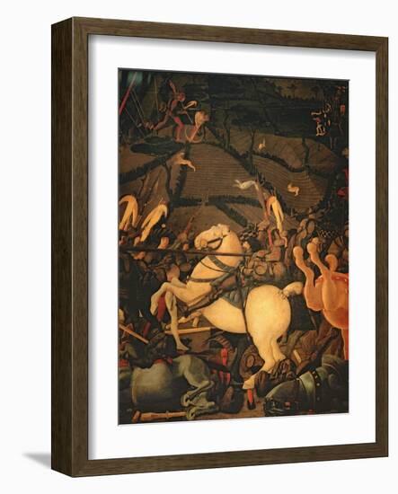 The Battle of San Romano in 1432, c.1456-Paolo Uccello-Framed Giclee Print