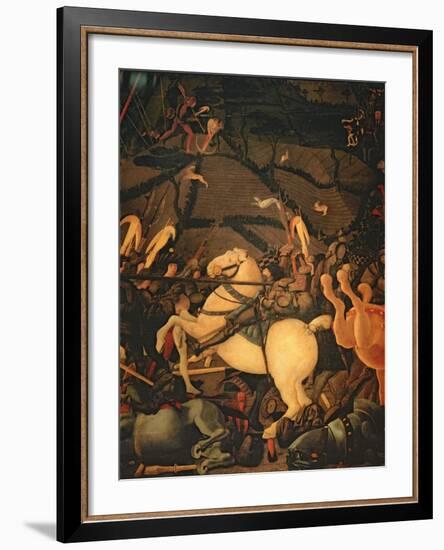 The Battle of San Romano in 1432, c.1456-Paolo Uccello-Framed Giclee Print