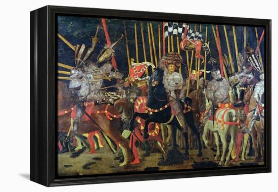 The Battle of San Romano in 1432, circa 1456-Paolo Uccello-Framed Premier Image Canvas