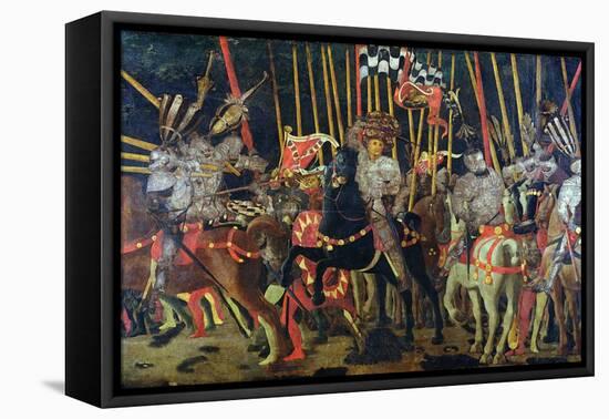 The Battle of San Romano in 1432, circa 1456-Paolo Uccello-Framed Premier Image Canvas