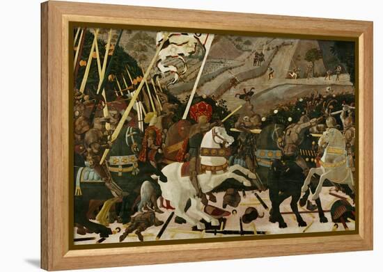 The Battle of San Romano in 1432-Paolo Uccello-Framed Premier Image Canvas