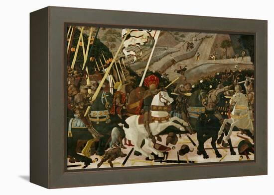 The Battle of San Romano in 1432-Paolo Uccello-Framed Premier Image Canvas