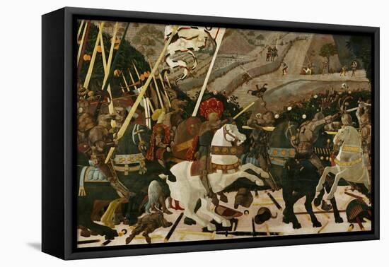 The Battle of San Romano in 1432-Paolo Uccello-Framed Premier Image Canvas