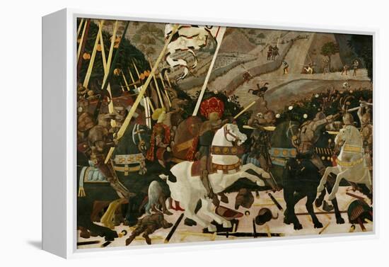 The Battle of San Romano in 1432-Paolo Uccello-Framed Premier Image Canvas