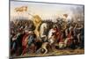 The Battle of Saucourt-En-Vimeu on 3 August 881-Jean-Joseph Dassy-Mounted Giclee Print
