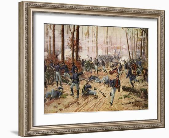 The Battle of Shiloh April 6Th-7th 1862-Henry Alexander Ogden-Framed Giclee Print