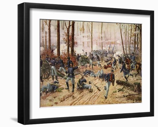 The Battle of Shiloh April 6Th-7th 1862-Henry Alexander Ogden-Framed Giclee Print