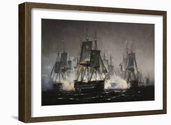 The Battle of Sjaellands Odde, 1808-Johan Jens Neumann-Framed Giclee Print