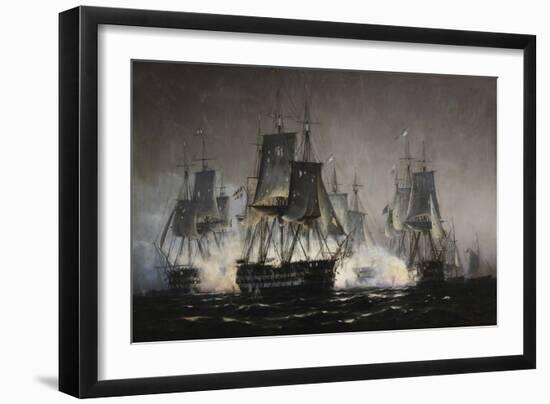 The Battle of Sjaellands Odde, 1808-Johan Jens Neumann-Framed Giclee Print