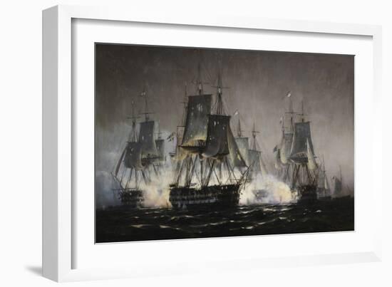 The Battle of Sjaellands Odde, 1808-Johan Jens Neumann-Framed Giclee Print