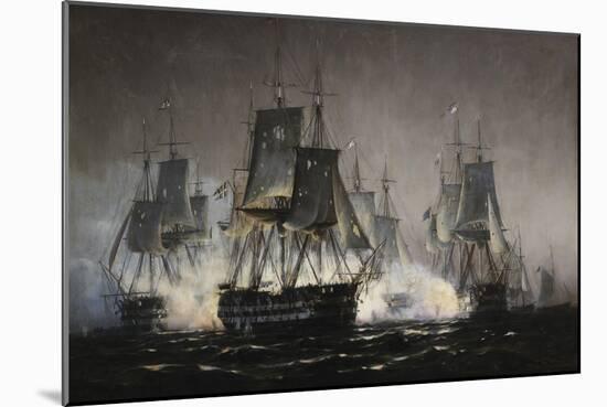 The Battle of Sjaellands Odde, 1808-Johan Jens Neumann-Mounted Giclee Print