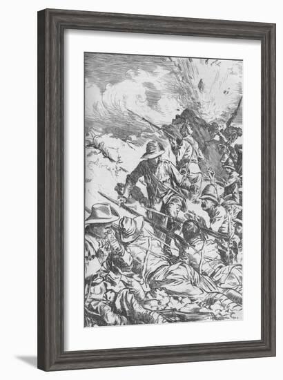 The Battle of Spion Kop, Boer War, South Africa, 1900 (1906)-Unknown-Framed Giclee Print
