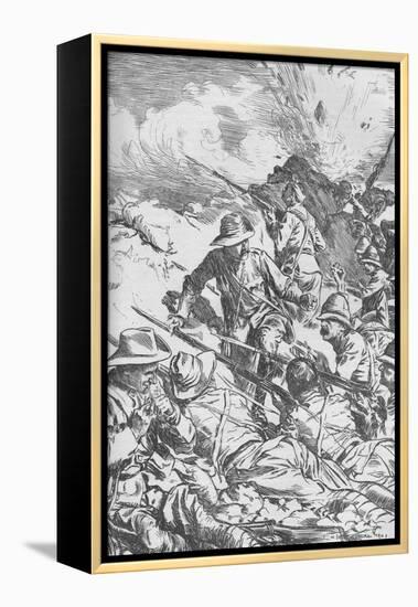 The Battle of Spion Kop, Boer War, South Africa, 1900 (1906)-Unknown-Framed Premier Image Canvas