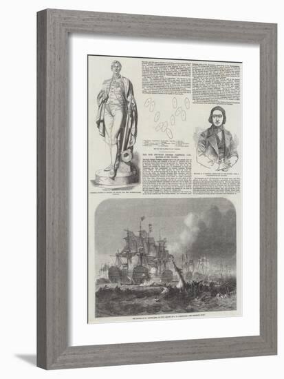 The Battle of St Vincent-John Wilson Carmichael-Framed Giclee Print