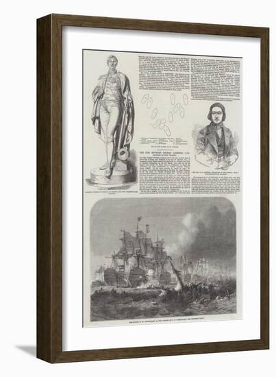 The Battle of St Vincent-John Wilson Carmichael-Framed Giclee Print