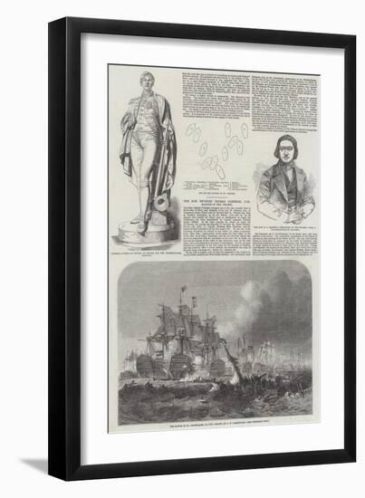 The Battle of St Vincent-John Wilson Carmichael-Framed Giclee Print