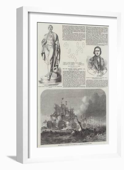 The Battle of St Vincent-John Wilson Carmichael-Framed Giclee Print