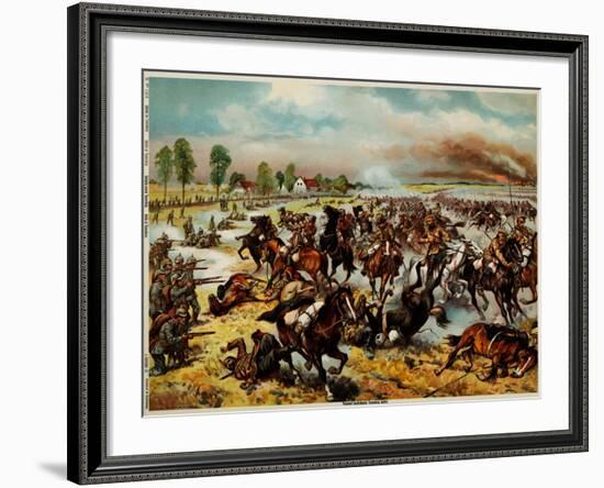 The Battle of Tannenberg, August 1914-null-Framed Giclee Print