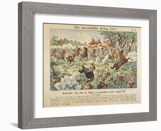 The Battle of Tannenberg-null-Framed Giclee Print