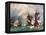 The Battle of Texel, 1673 (C192)-Eugene Isabey-Framed Premier Image Canvas