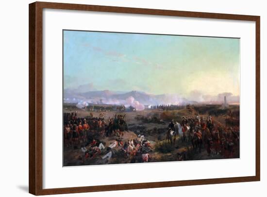 The Battle of the Alma on September 20, 1854-Eugène Louis Lami-Framed Giclee Print