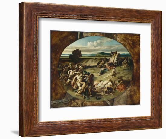 The Battle of the Amazons, 1857-Anselm Feuerbach-Framed Giclee Print