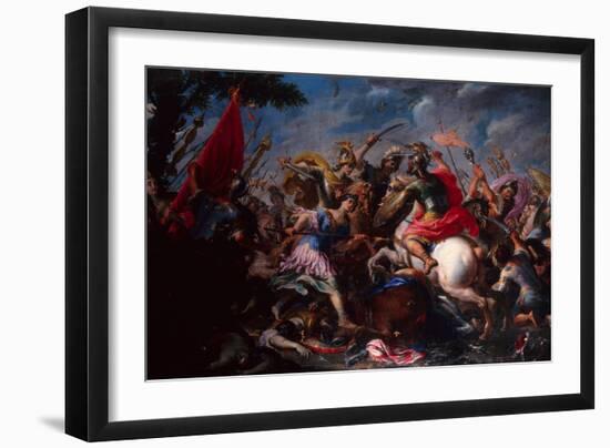 The Battle of the Amazons-Antonio Tempesta-Framed Giclee Print