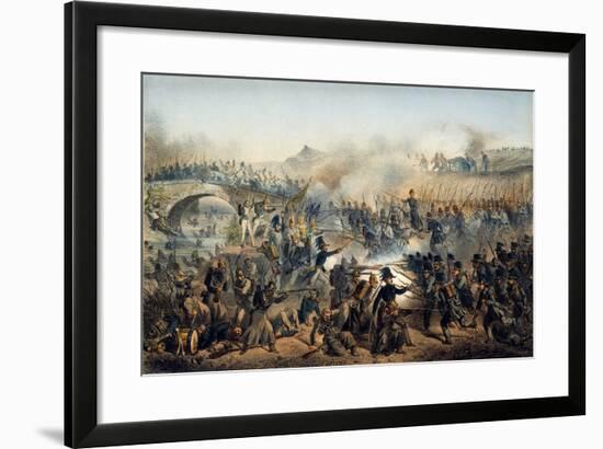 The Battle of the Chernaya River on August 16, 1855, 19th Century-Paul Levert-Framed Giclee Print