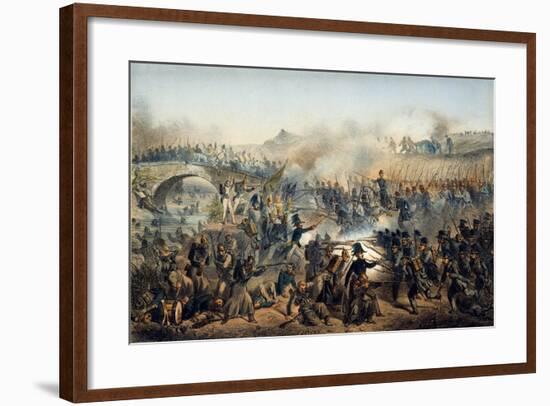 The Battle of the Chernaya River on August 16, 1855, 19th Century-Paul Levert-Framed Giclee Print