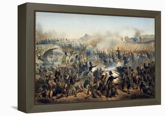 The Battle of the Chernaya River on August 16, 1855, 19th Century-Paul Levert-Framed Premier Image Canvas