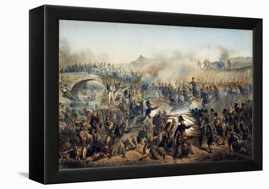 The Battle of the Chernaya River on August 16, 1855, 19th Century-Paul Levert-Framed Premier Image Canvas