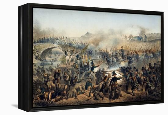 The Battle of the Chernaya River on August 16, 1855, 19th Century-Paul Levert-Framed Premier Image Canvas