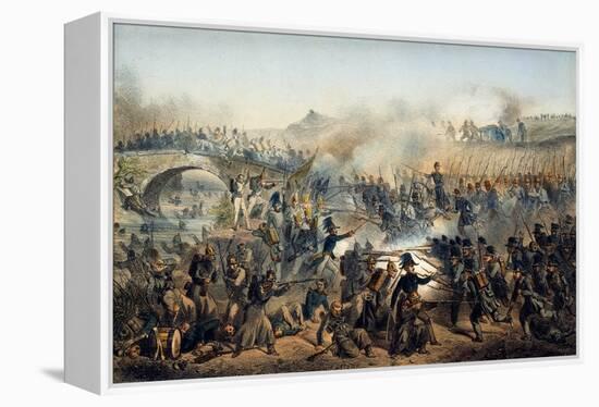 The Battle of the Chernaya River on August 16, 1855, 19th Century-Paul Levert-Framed Premier Image Canvas