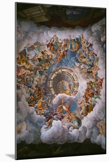 The Battle of the Giants.-Giulio Romano-Mounted Giclee Print