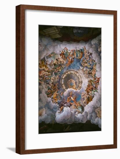 The Battle of the Giants.-Giulio Romano-Framed Giclee Print