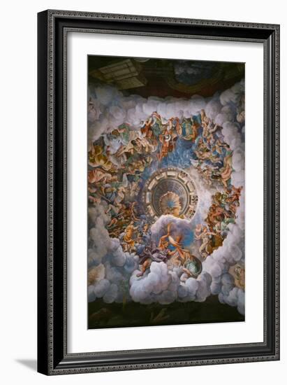 The Battle of the Giants.-Giulio Romano-Framed Giclee Print