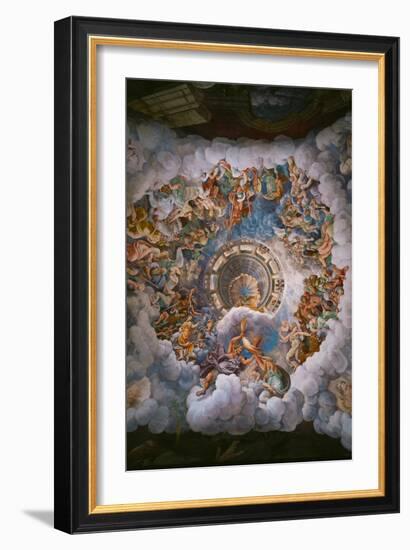 The Battle of the Giants.-Giulio Romano-Framed Giclee Print