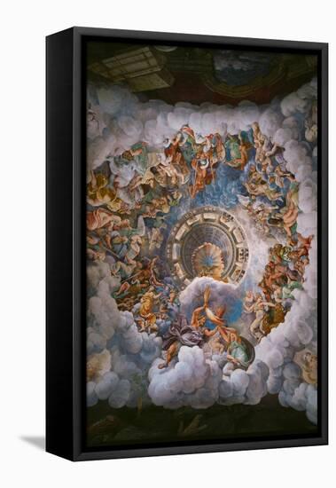 The Battle of the Giants.-Giulio Romano-Framed Premier Image Canvas