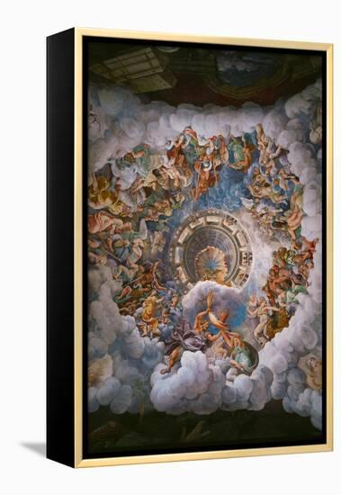 The Battle of the Giants.-Giulio Romano-Framed Premier Image Canvas