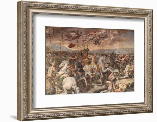 The Battle of the Milvian Bridge in the Hall of Constantine-Godong-Framed Photographic Print