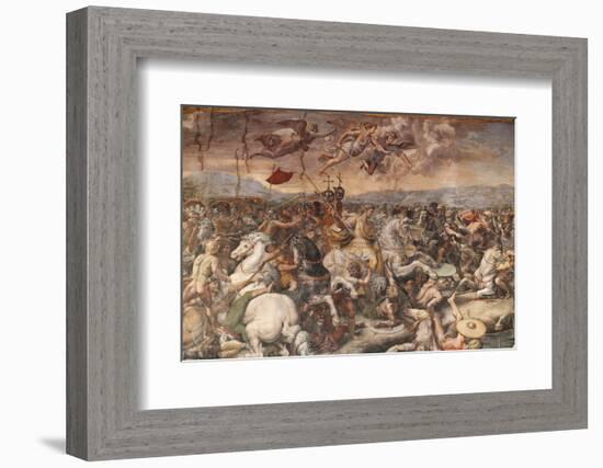 The Battle of the Milvian Bridge in the Hall of Constantine-Godong-Framed Photographic Print