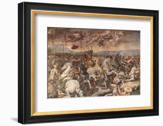 The Battle of the Milvian Bridge in the Hall of Constantine-Godong-Framed Photographic Print