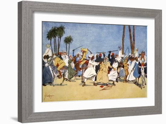 The Battle of the Nile', 1908-Lance Thackeray-Framed Giclee Print