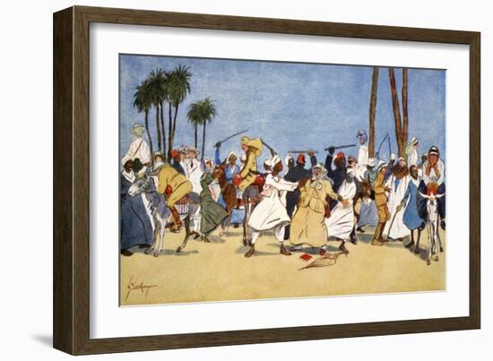 The Battle of the Nile', 1908-Lance Thackeray-Framed Giclee Print