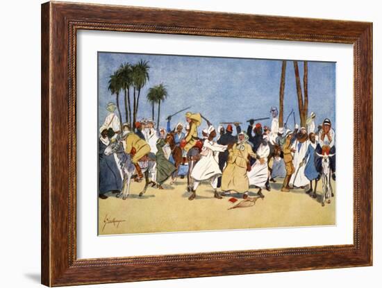 The Battle of the Nile', 1908-Lance Thackeray-Framed Giclee Print