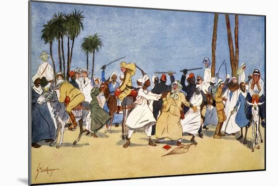 The Battle of the Nile', 1908-Lance Thackeray-Mounted Giclee Print