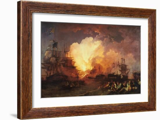 The Battle of the Nile, August 1798-J Philippe de Loutherbough-Framed Giclee Print