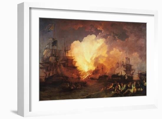 The Battle of the Nile, August 1798-J Philippe de Loutherbough-Framed Giclee Print