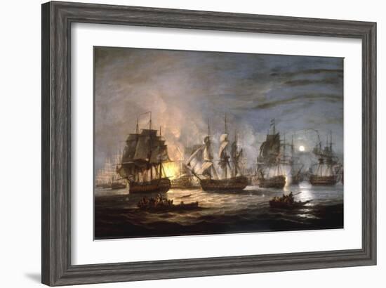 The Battle of the Nile, August 1st 1798, 1830-Thomas Luny-Framed Giclee Print